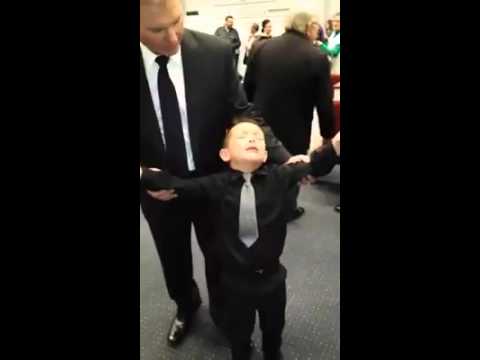 Little Boy filled with the Holy Ghost