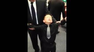 Little Boy filled with the Holy Ghost