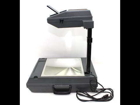 3M 2000 AG Overhead Projector Portable Briefcase