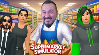 ÜNLÜLERİN MARKETİ BÜYÜDÜ! MOBİLE SUPER MARKET SİMULATÖR OYNUYORUZ
