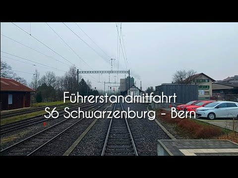 BLS RABe 515 Führerstandsmitfahrt, S6 von Schwarzenburg nach Bern. Inkl. 🚨Gestörter Bahnübergang🚨
