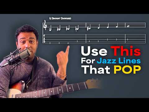 Unlock Advanced Jazz Guitar Lines with the Dominant Diminished Scale