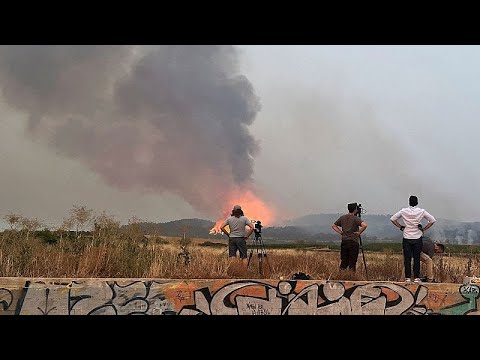 Video Thumbnail: France’s largest wildfire in decades burns 16,000 hectares in south