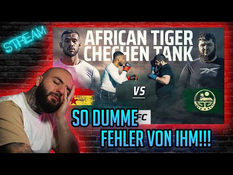 Edmon reagiert auf:African TIGER vs.Chechen TANK | Heavyweight Streetfight | DFC | Stream Highlights