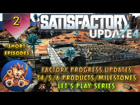 Satisfactory Update 4 - Heavy Modular Frames - Computers - Tier 5 / Tier 6 - Let's Play - EP2