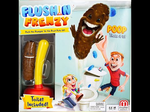 Mattel Flushin’ Frenzy Game – Pop the Poop!