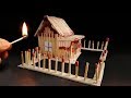 Make A Match House How To Make A Match House Fire At Home Match Stick House