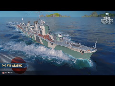 World of Warships - Asashio - 16km Torps