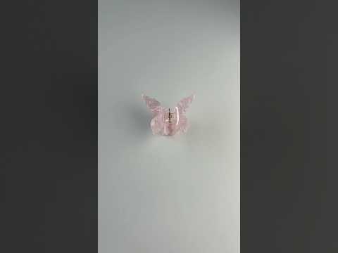 Краб для волос «Перламутровая бабочка» розовый - фото 1 - id-p2488479329