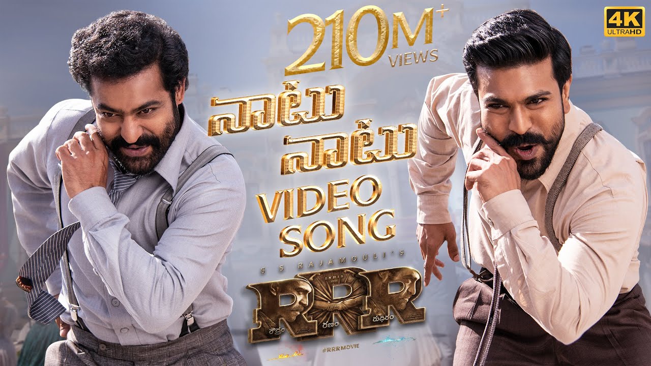 Naatu Naatu Full Video Song (Telugu) [4K] | RRR | NTR,Ram Charan | MM Keeravaani | SS Rajamouli thumnail