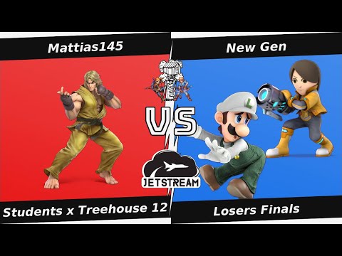 Students x Treehouse 12 Losers Finals - Mattias145 (Ken) Vs New Gen (Luigi, Gunner) - SSBU