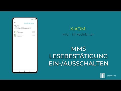 MMS-Lesebestätigung - Xiaomi [Mi Nachrichten]