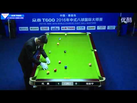 Dai Yong VS Shane Van Boening - 2016 World Chinese 8 Ball Masters