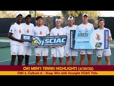 CMS Men's Tennis SCIAC Championship Highlights