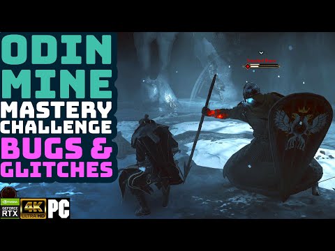Odin Mine Hideout Wolf Mastery Challenge Bugs & Glitches Assassin's Creed Valhalla PC NO COMMENTARY
