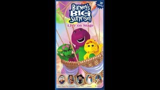 Barneys Big Surprise! Live on Stage 2000 VHS