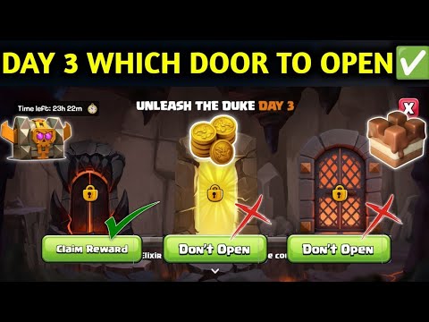 WHICH DOOR TO OPEN ON UNLEASH THE DUKE DAY 3 ✅ UNLEASH THE DUKE DAY 3 DOOR OPENING