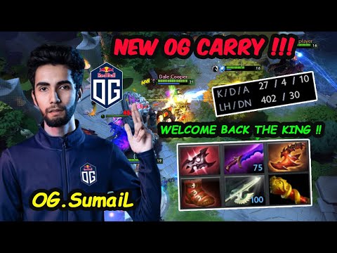 New OG Carry The King is Back !!!  SumaiL Chaos Knight Monster Mode  Ready For Ti10 Dota 2 Gameplay