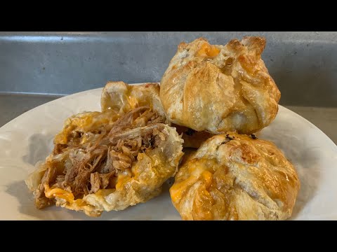 Pulled Pork Puff Pastries (Using My Leftovers)