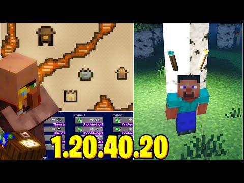 Ponteiiro - MINECRAFT PE 1.20.40.20 - NEWS FOR VILLAGERS AND SHADERS (Bedrock)