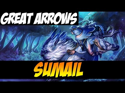 GREAT ARROW SHOTS ! - SUMAIL MIRANA - Dota 2