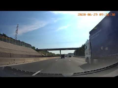 Driving on M7/M1 - M0 South sector - M5 - Budapest 11th district