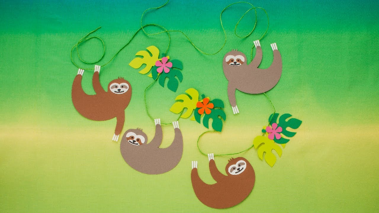 Canvas Project: Sloth Garland