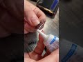 Apply Glue To Fake Eyelashes