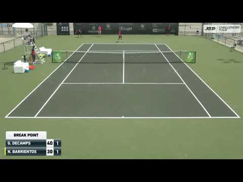 Gabriel Decamps (BRA) vs Nicolas Barrientos (COL), Rio De Janeiro challenger, 2 Round