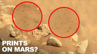 New Mars Image Showing Strange Prints on Sand - What are they?