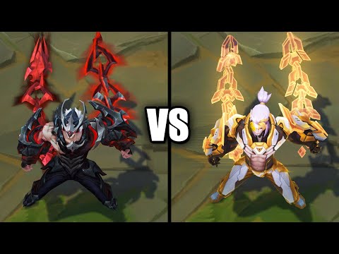 Prestige T1 Sylas vs Prestige PROJECT Sylas Skins Comparison (League of Legends)