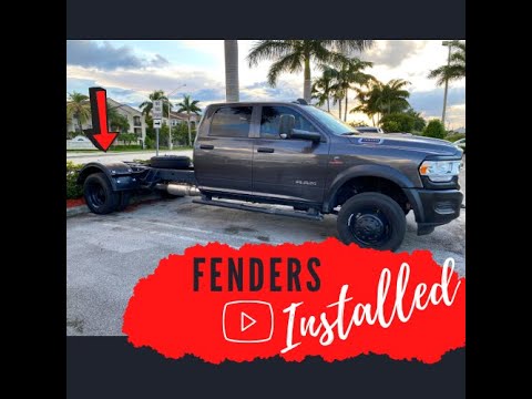 Fenders Installed! on the Ram 4500 || Part1 in preparing the Ram 4500