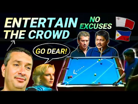 Efren Reyes Tries to Keep Up with "The FASTEST POOL PLAYER" from MALTA -Tony Drago