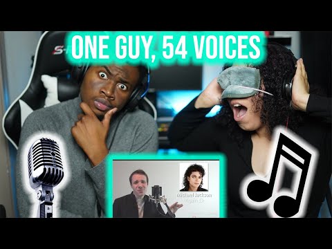 ONE GUY, 54 VOICES (With Music!) Drake, TØP, P!ATD, Puth, MCR, Queen - Famous Impressions REACTION