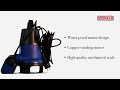 Sameer 0.5HP Portable Sewage Submersible Water Pump