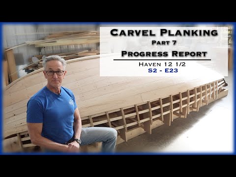 Carvel Planking Progress, Reefing Hook, S2-E23