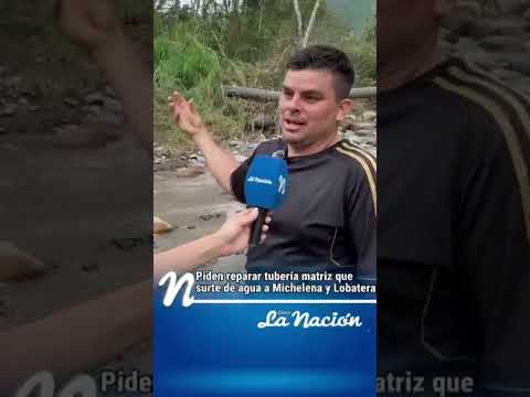 Piden reparar tubería matriz que surte de agua a Michelena y Lobatera #tachira #reporte