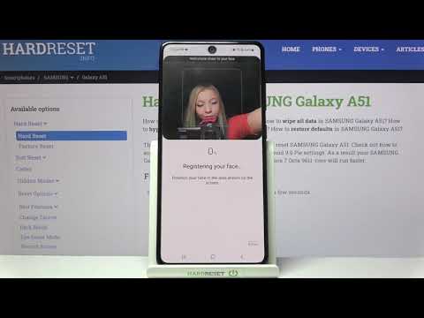 Set Up Face Unlock - Add Face Recognition on SAMSUNG Galaxy A5