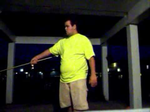 how to use a pole spear