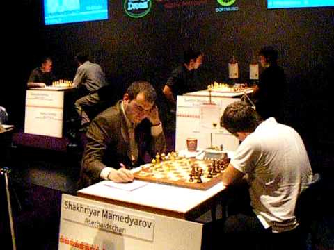 Sparkassen Chess Meeting 2010. Start of the round 6. Mamedyarov - Naiditsch