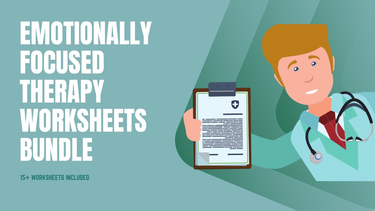 Emotionally Focused Therapy Worksheets Bundle | Editable / Fillable / Printable PDF Templates