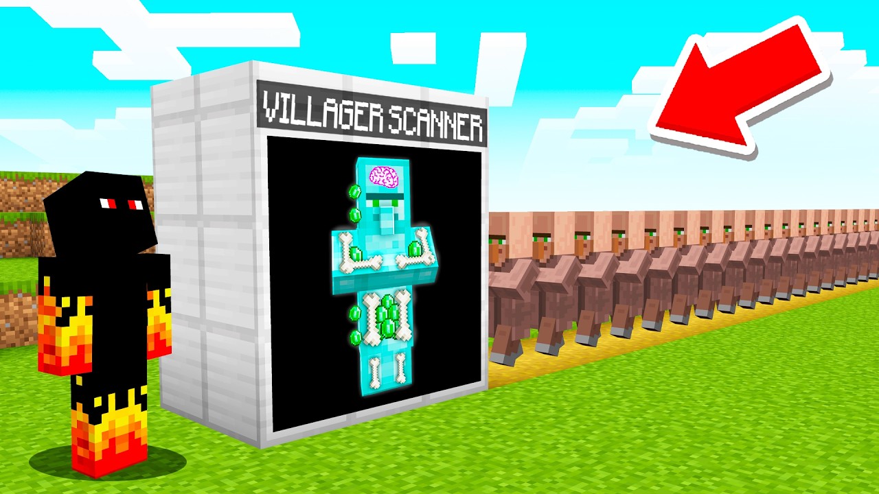 Criei um Scanner Para Revistar os Villagers no Minecraft