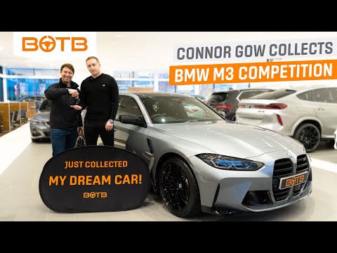 BOTB Winner Connor Gow collects his new BMW M3 Competition!