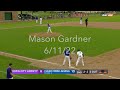 Mason Gardner batting 6/11/22 Crosstown Classic