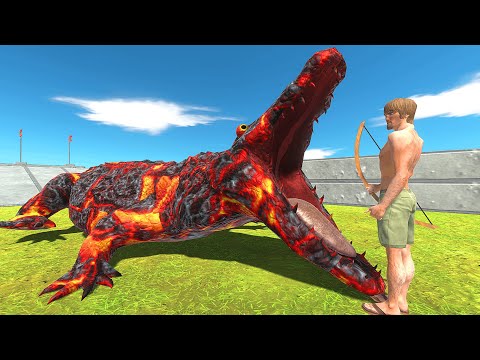 Lava Purussaurus Death Run - Animal Revolt Battle Simulator