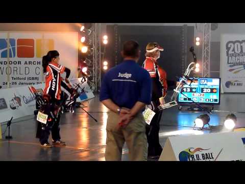 Women's Compound Bronze Medal Match (part 4), European Archery Festival 2014, Telford