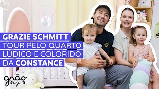 GRAZIELLA SCHMITT FAZ TOUR PELO QUARTO INFANTIL DA CONSTANCE 💖