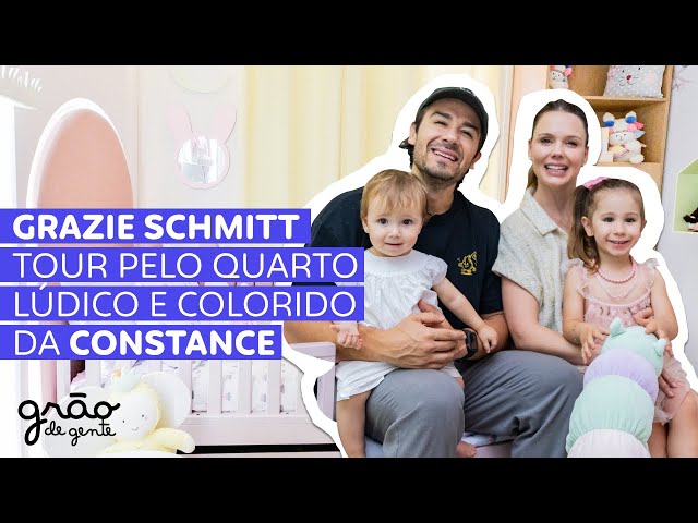 GRAZIELLA SCHMITT FAZ TOUR PELO QUARTO INFANTIL DA CONSTANCE 💖