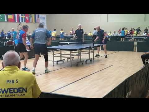 Milan Zadubenec - Tibor Lani (Slovakia) vs Göran Aldvik - Ulf Ununger (Sweden) 3 - 0