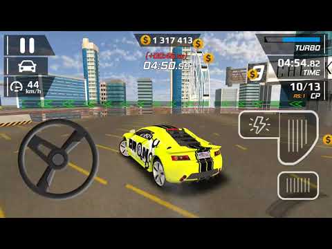 Smash Car Hit: Car Driving Simulator Stunts - Sport yellow Car - Android Gameplay